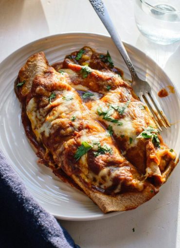 Veggie Black Bean Enchiladas