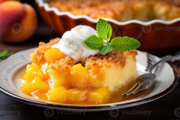 Peach Dump Cake