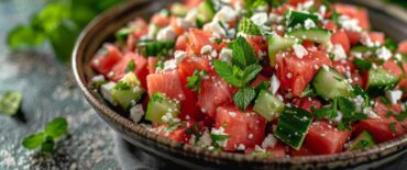 Spicy Watermelon Salad