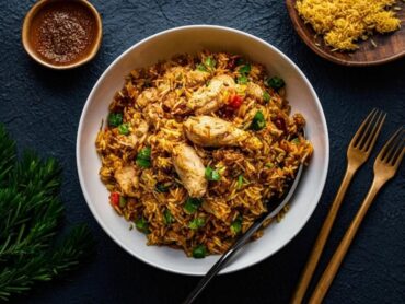 Chili Garlic Chicken Fried Rice