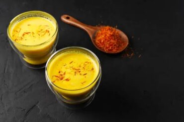 Saffron Turmeric Latte