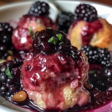 Frozen Blackberries With Louisiana Cobbler Mix