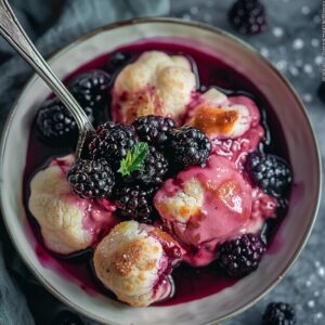 Frozen Blackberries With Louisiana Cobbler Mix