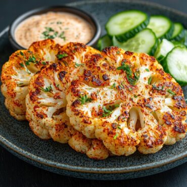 Thai Inspired Grilled Cauliflower Steaks